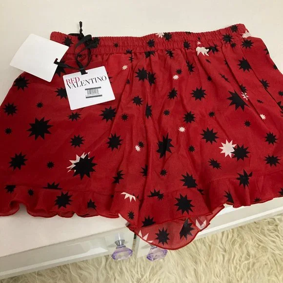 RED Valentino printed silk shorts - Picture 12 of 13